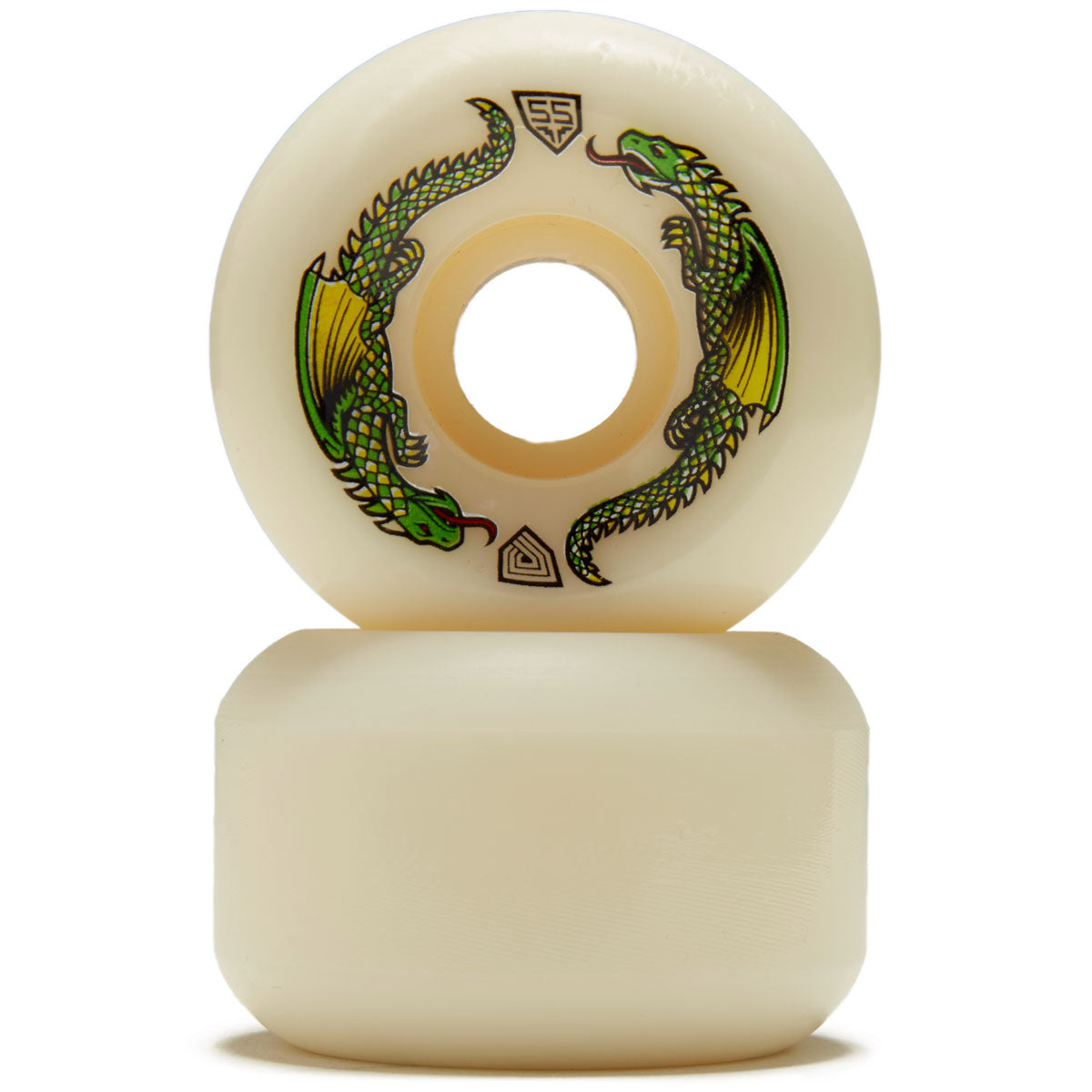 Powell-Peralta Dragon Formula 93A Skateboard Wheels - Off White - 55mm image 2