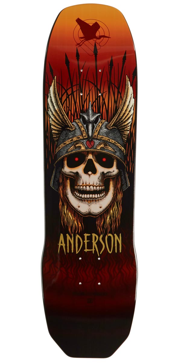 Powell-Peralta Andy Anderson Heron Skull Skateboard Deck - Rust 