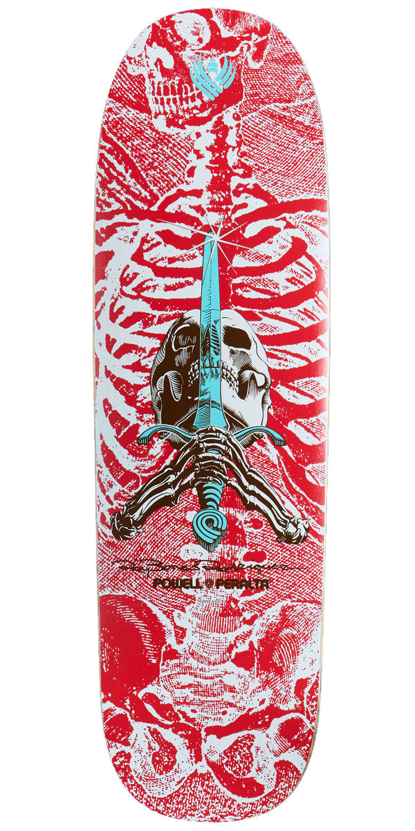 POWELL パウエル SKULL & SWORD 8.0” 8.25 Skateboard Deck Powell Peralta Mini Skull & Sword 8.0