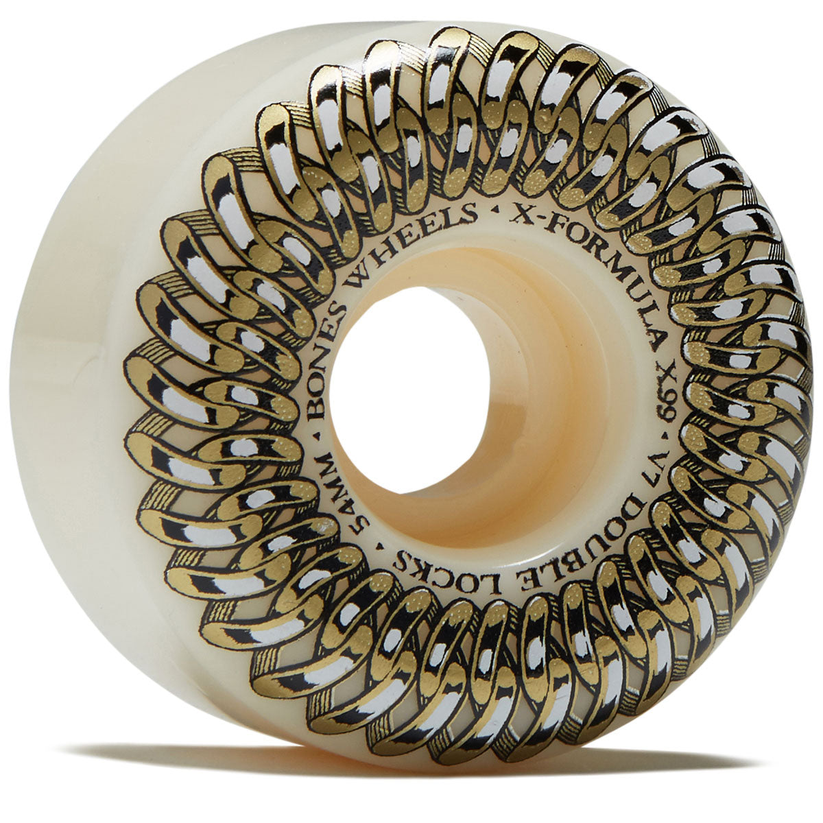 Bones X Formula Double Lock 99a V7 Skateboard Wheels - 54mm Bones X Formula Double Lock 99a V7 Skateboard Wheels - 54mm