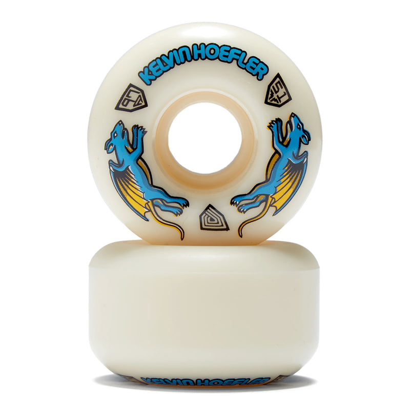 Powell-Peralta Dragon Formula 97a Kelvin Hoefler Nano Rat V1 Skateboard Wheels - Off White - 51mm