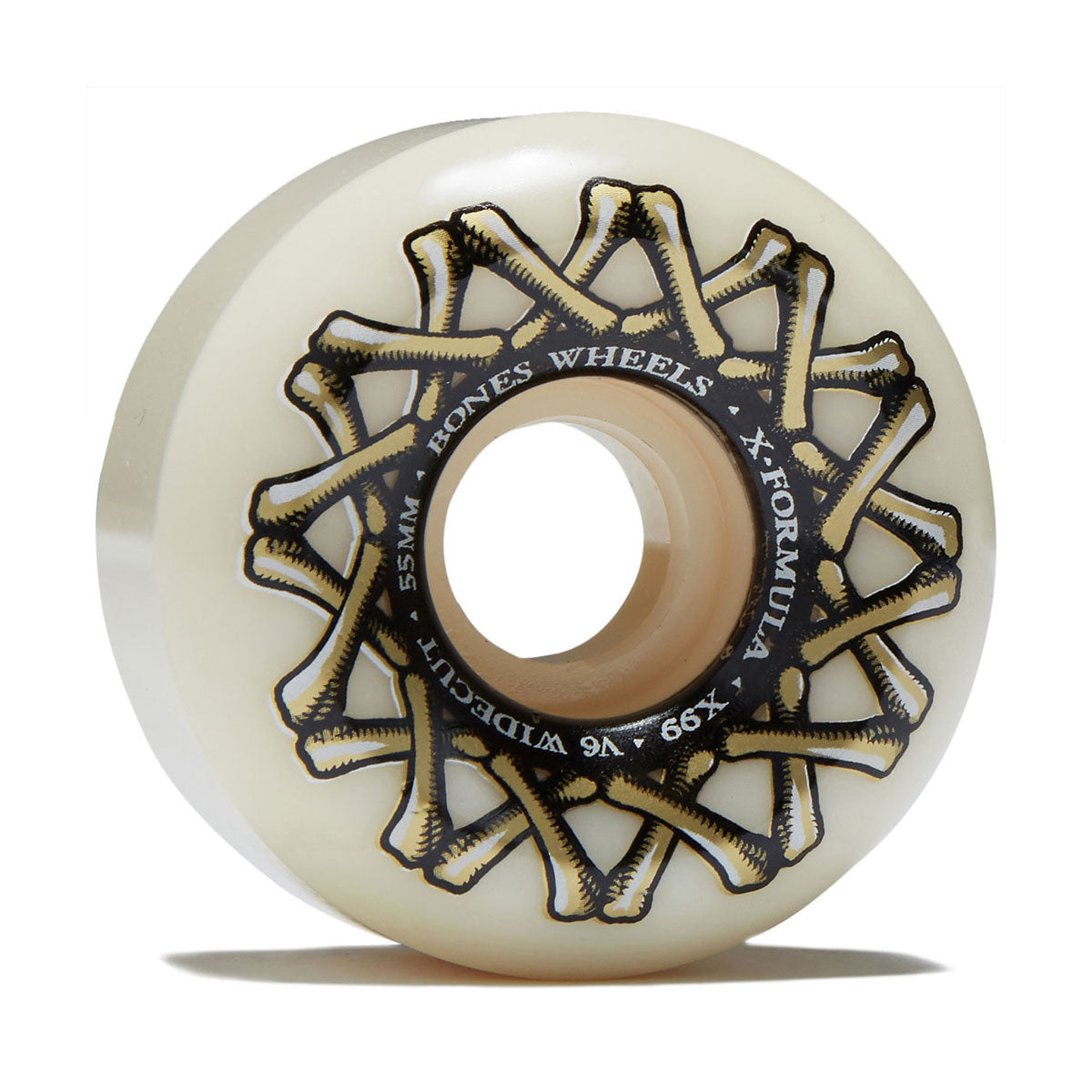 BONES X-FORMULA55㎜99a V6 Bones X Formula Widecuts 99a V6 Wide-Cut Skateboard Wheels