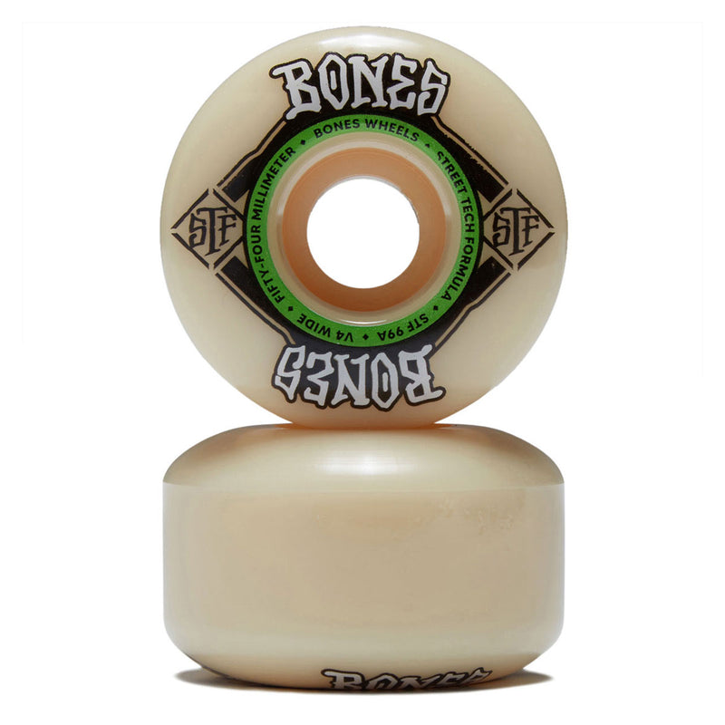 Bones STF Wides 99a V4 Wide Skateboard Wheels - 54mm