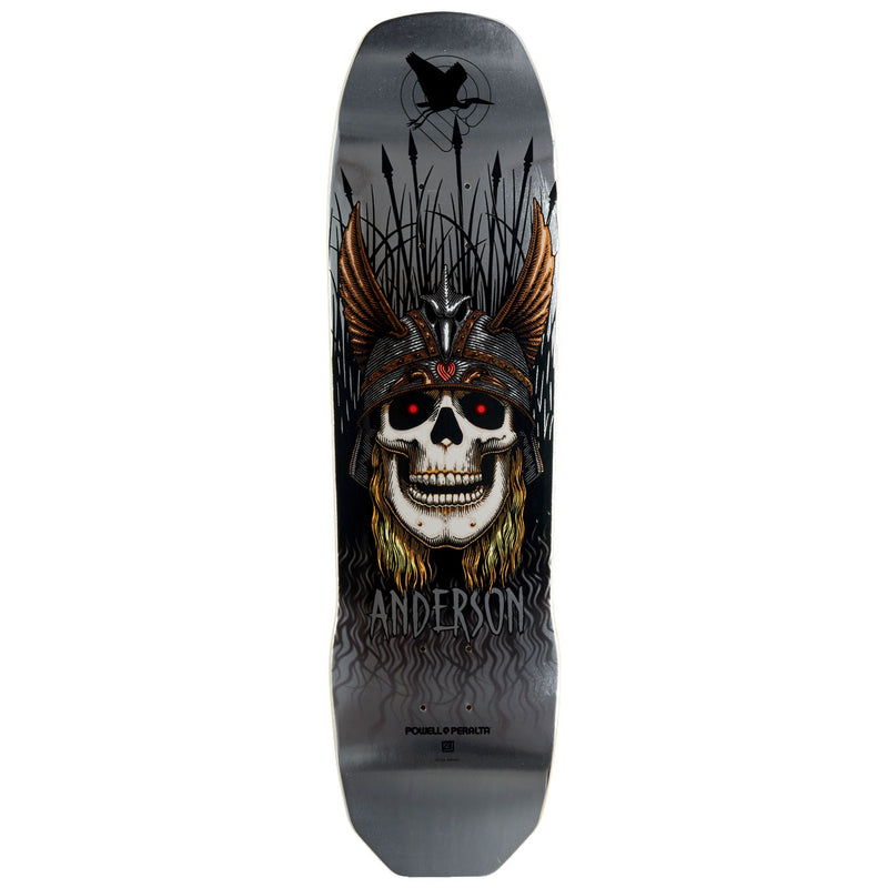 Powell-Peralta Andy Anderson Heron Skateboard Deck - Silver Foil - 8.45