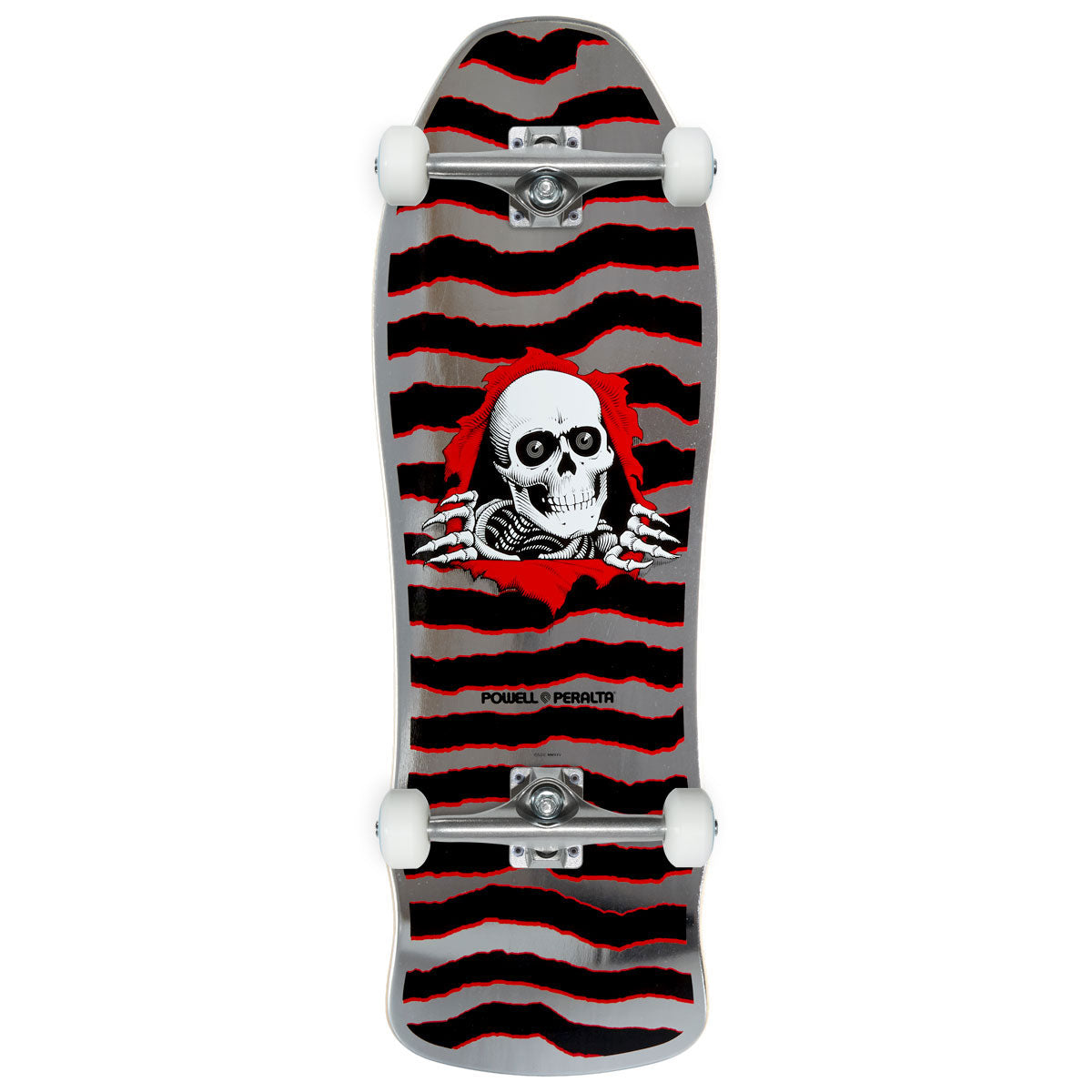 Powell-Peralta Geegah Ripper Reissue Skateboard Complete - Silver Foil/Red Foil - 9.75