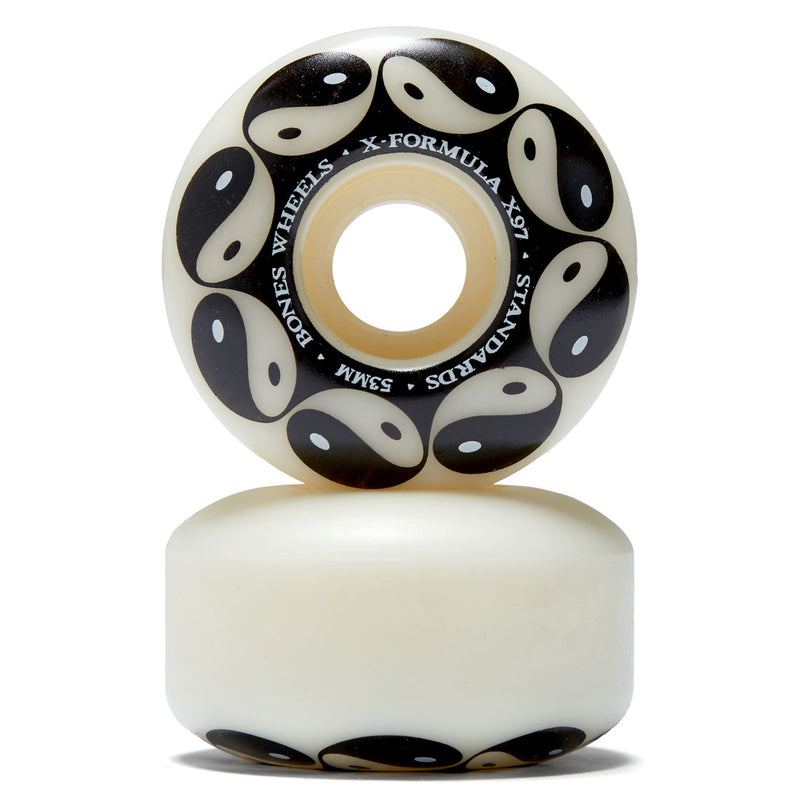 Bones X Formula Yin Yang 97a V1 Standard Skateboard Wheels - 53mm