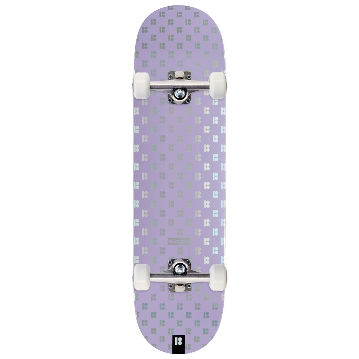 Plan B Lew Holographic Mcclung Skateboard Complete - 8.25