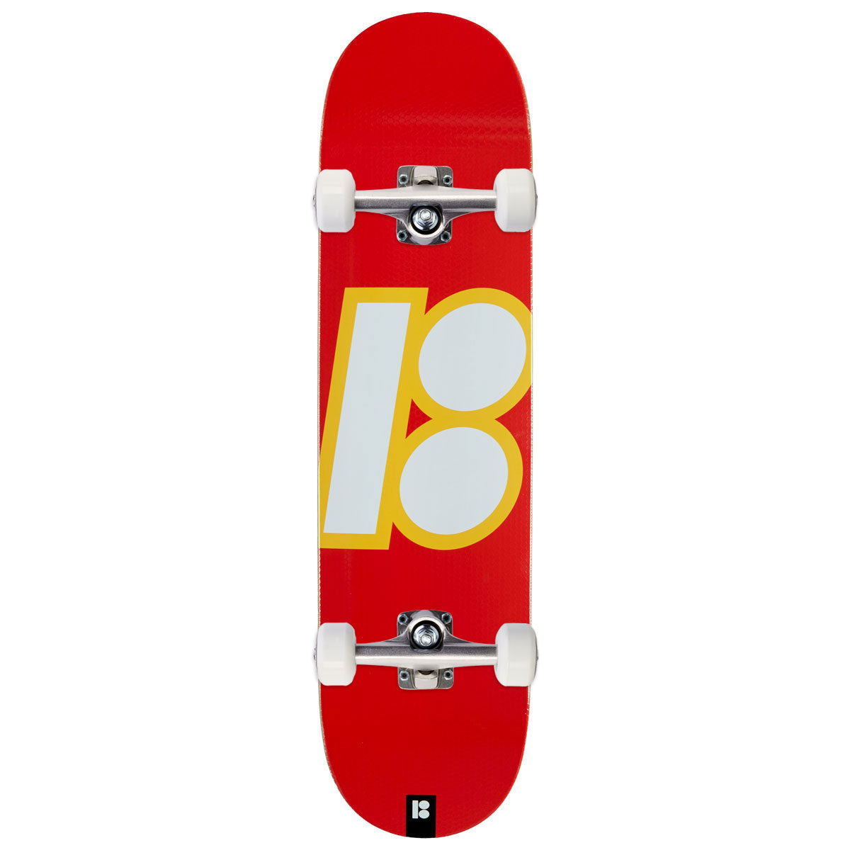 Plan B Slanted OG Skateboard Complete - Red - 8.00