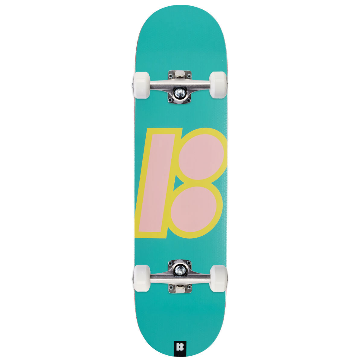 Plan B Slanted OG Skateboard Complete - Blue - 8.25