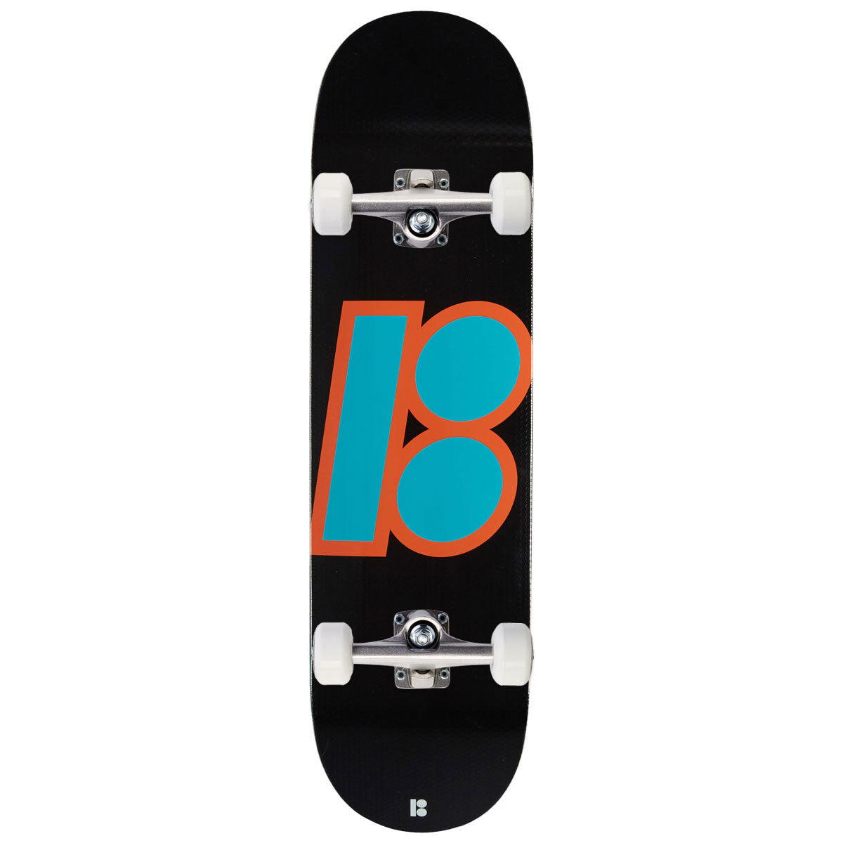 Plan B Slanted OG Skateboard Complete - Black - 8.50