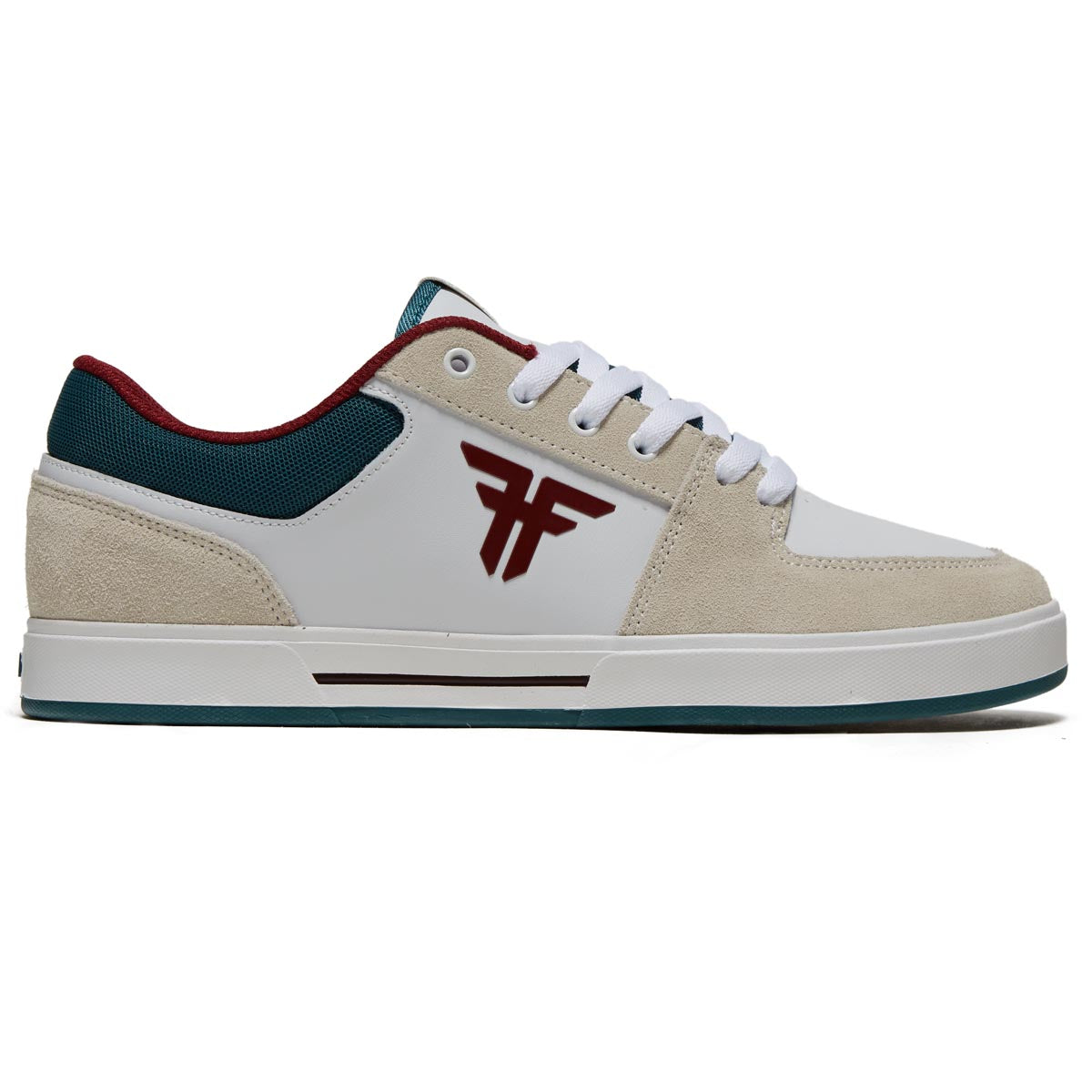 Fallen Patriot Shoes - White/Teal/Burgundy image 1