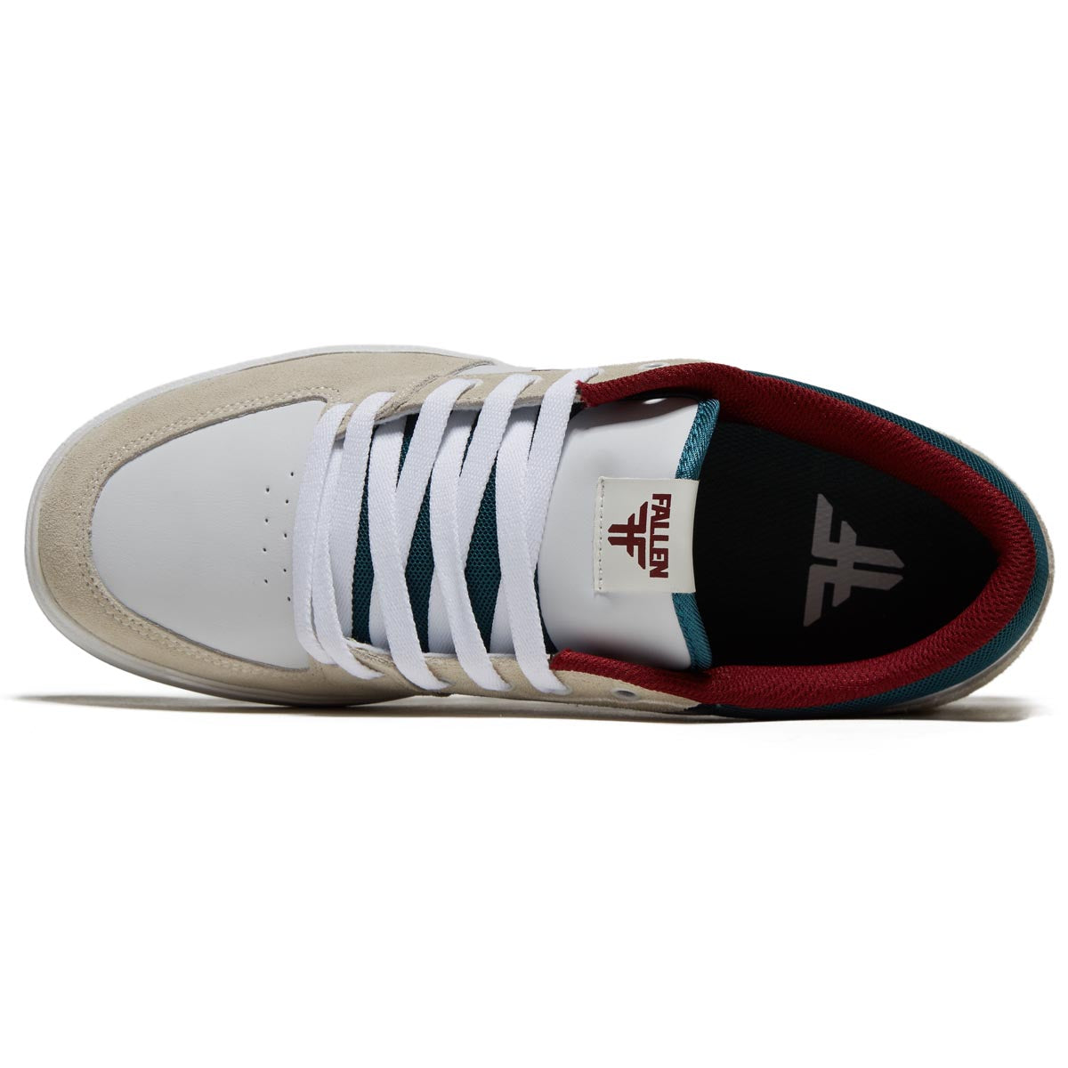 Fallen Patriot Shoes - White/Teal/Burgundy image 3
