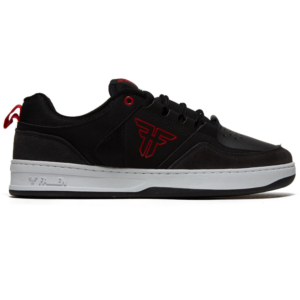 Fallen The Crest Shoes - Black/Gray/Red image 1