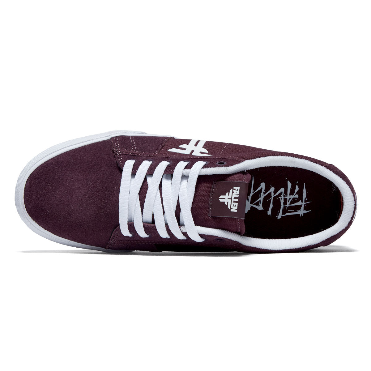 Fallen Bomber Shoes - Wine/White image 3