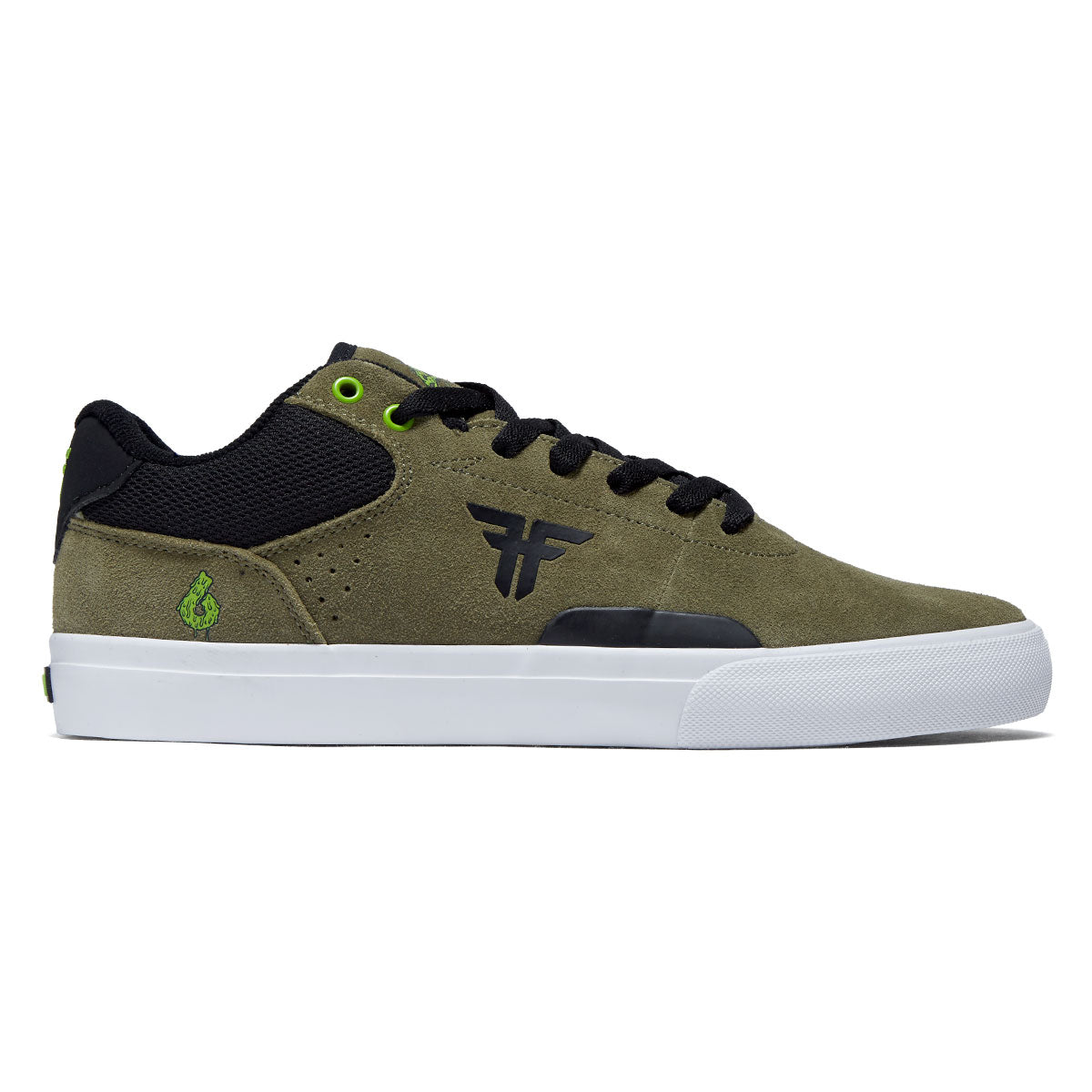 Fallen The Fiend II Elliot Sloan Shoes - Olive/Black/Orange image 1