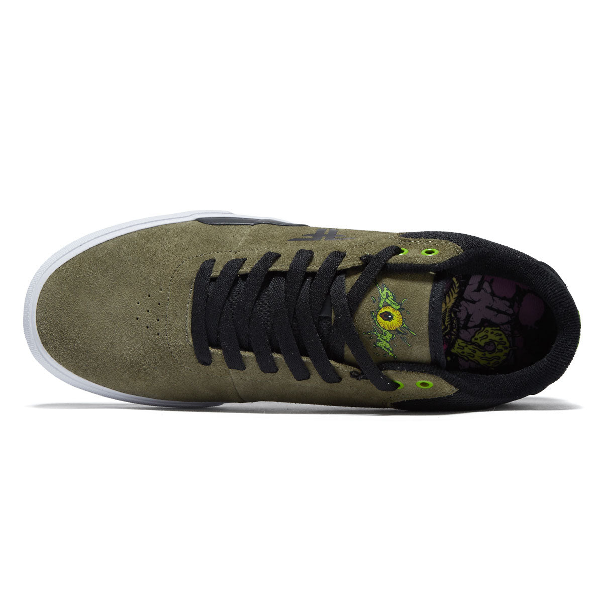 Fallen The Fiend II Elliot Sloan Shoes - Olive/Black/Orange image 3