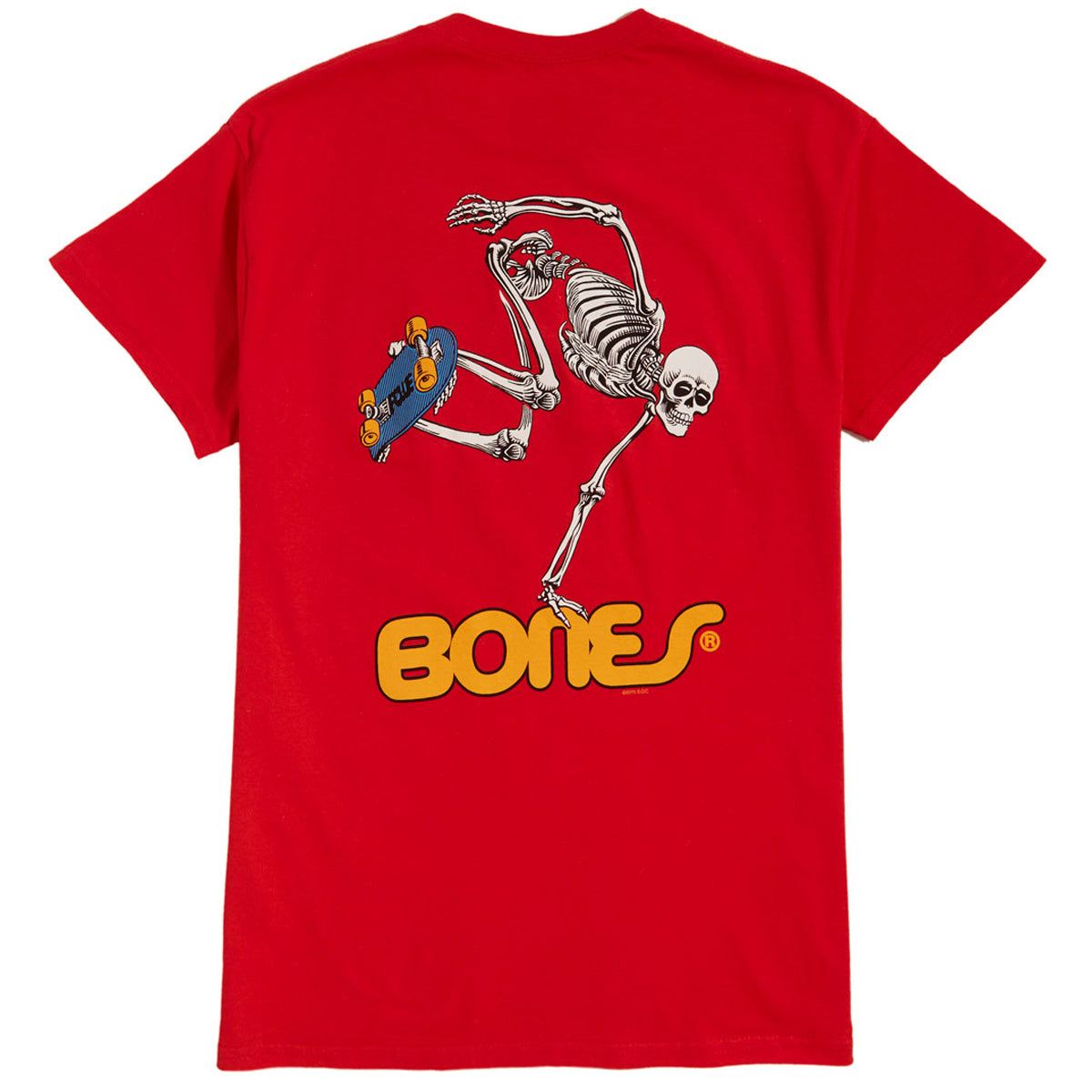 Powell-Peralta Skateboard Skeleton T-Shirt - Red image 1