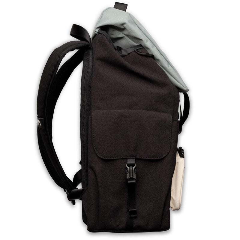 Jones Out of Office Backpack - Black/Clay Green/Le Crème