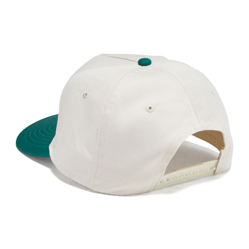 Jones Legacy Script Snapback Hat - Natural/Green