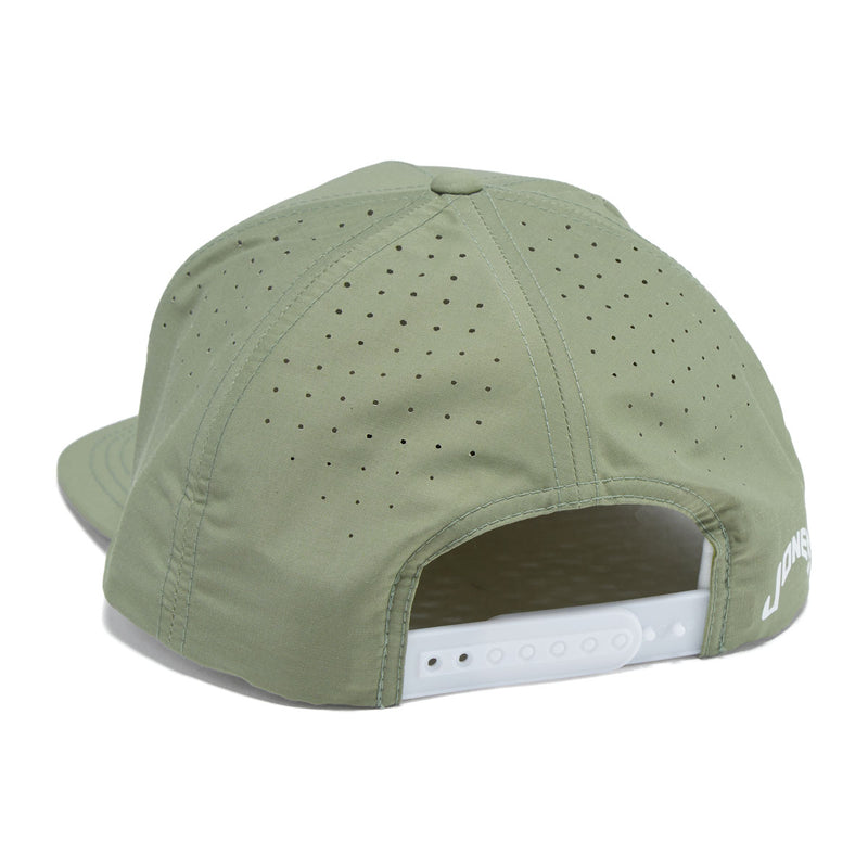 Jones Athletic Utility Curved Snapback Hat - Olive