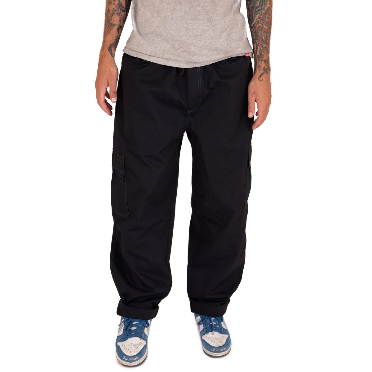 CCS Chandler Ripstop Cargo Pants - Black/Green image 1