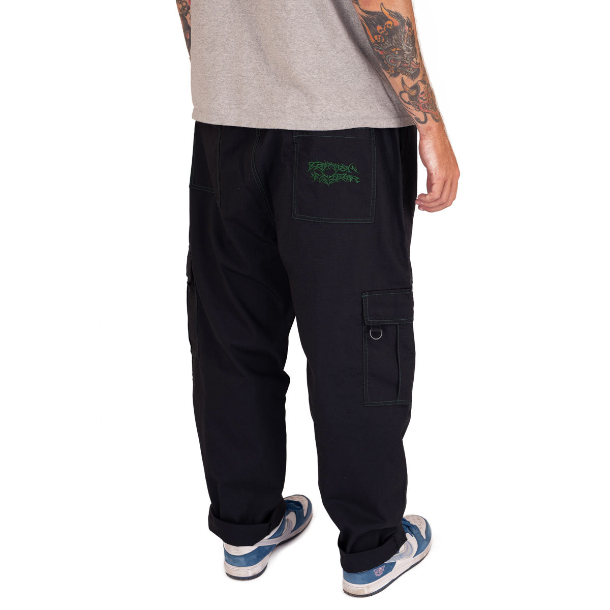 CCS Chandler Ripstop Cargo Pants - Black/Green image 4