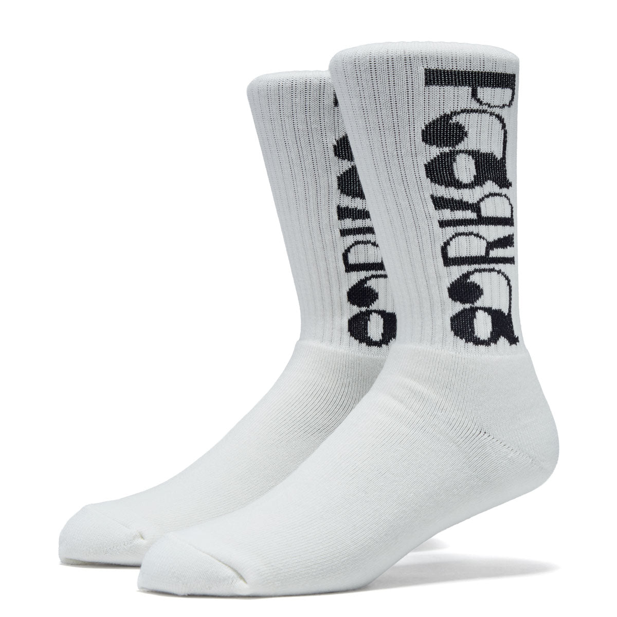 By Parra Tokyo Logo Crew Socks - White image 1