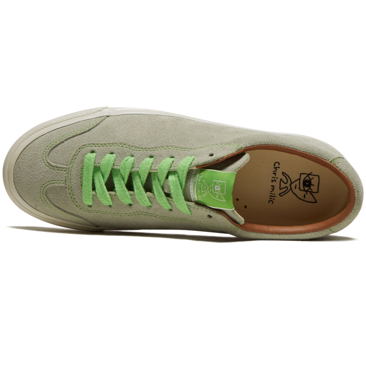 Last Resort AB VM004 Milic Suede Shoes - Green Tint/White – CCS