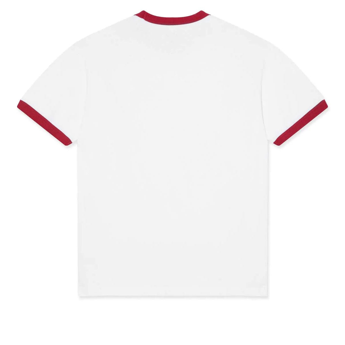 Last Resort AB Signature Ringer T-Shirt - White/Old Red image 2