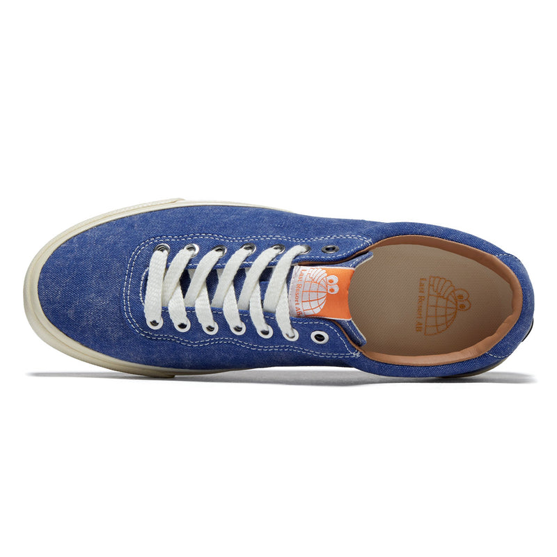 Last Resort AB VM001 Canvas Lo Shoes - Washed Royal Blue/White