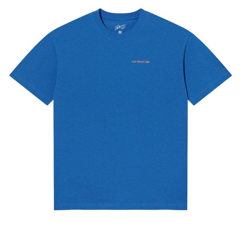 Last Resort AB Atlas Monogram T-Shirt - Royal Blue/Sunset Orange