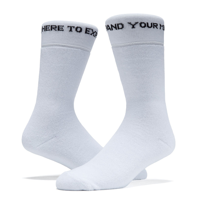 Last Resort AB Reverse Terry Socks - White