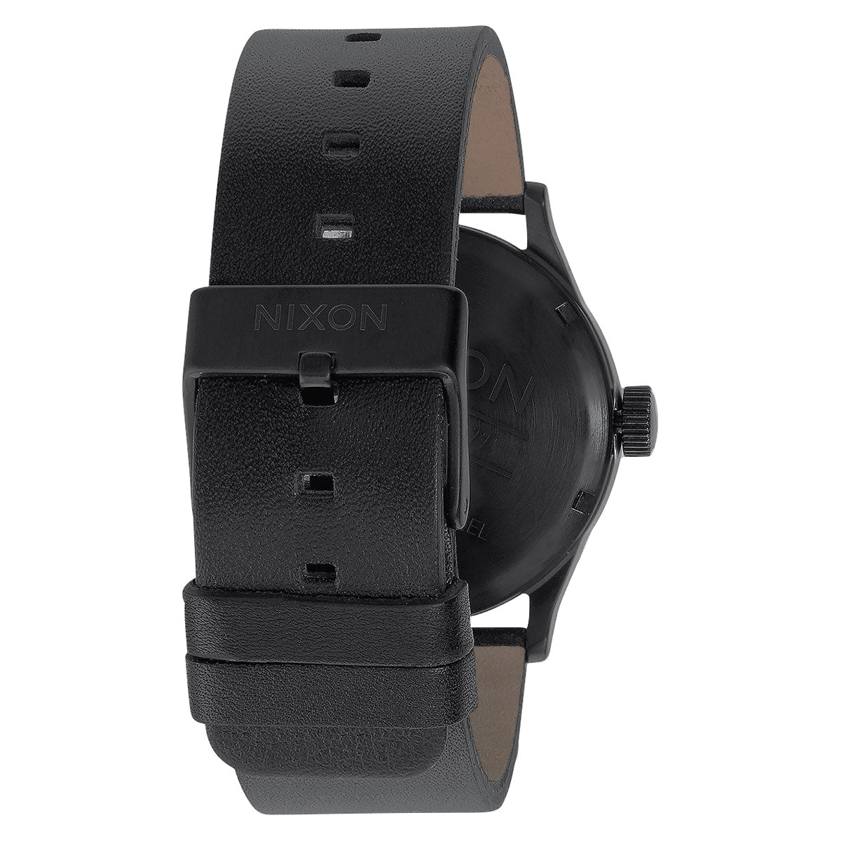 Nixon Sentry Leather Watch - All Black image 3