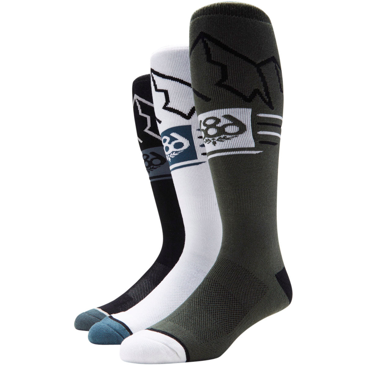 686 Mountain Scape 3 Pack of Socks - Assorted image 1