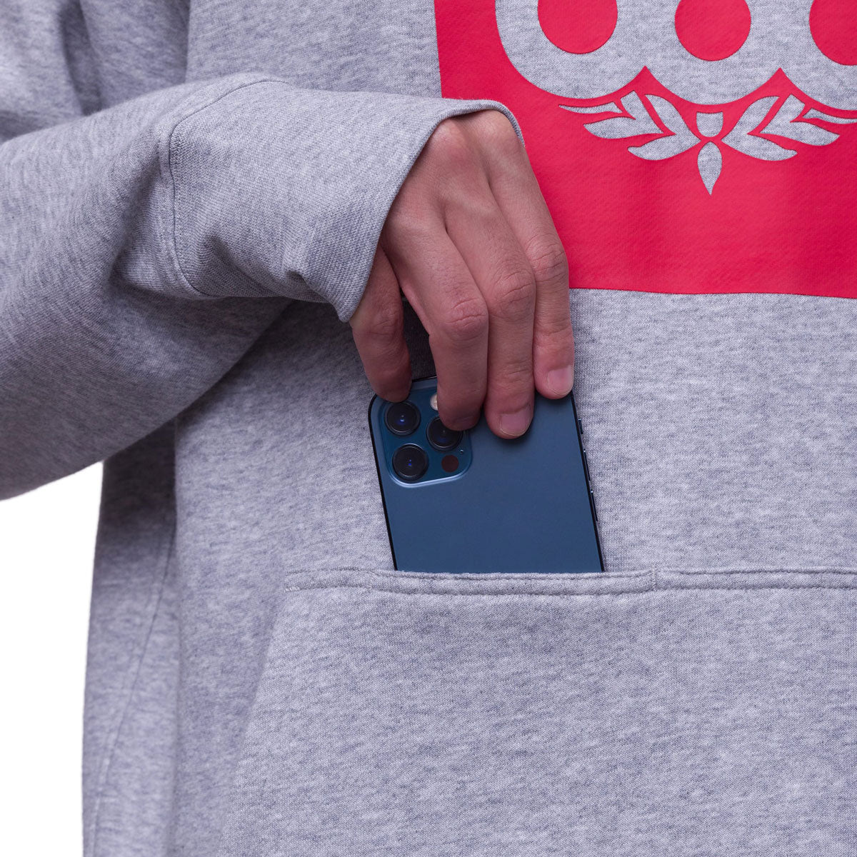 686 Knockout Hoodie - Heather Grey image 3