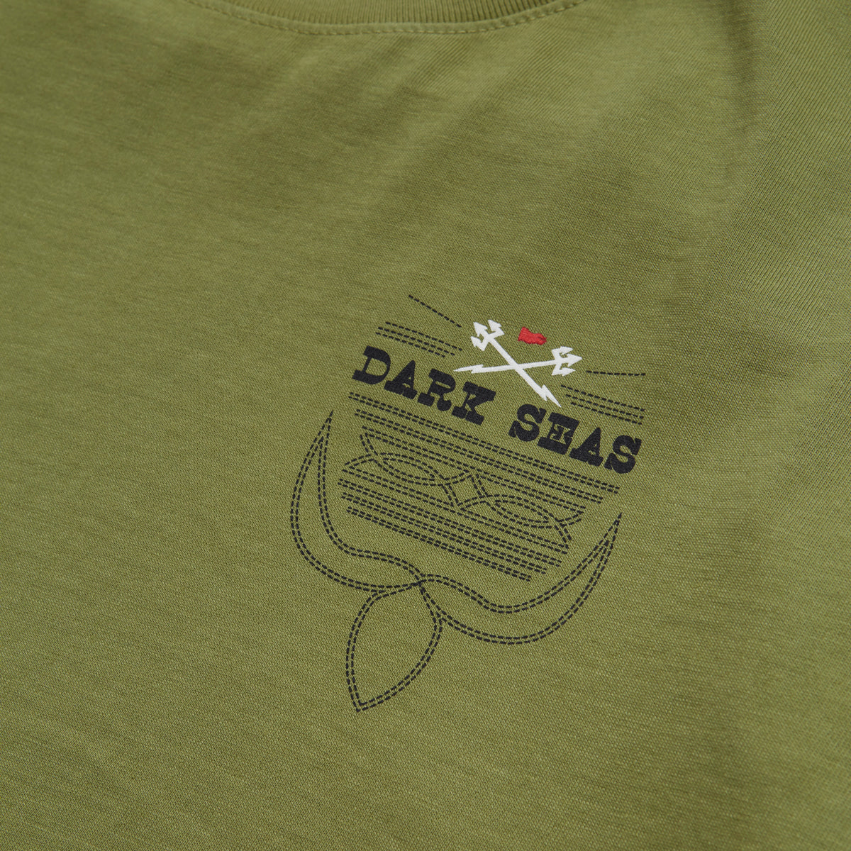 Dark Seas Tumbleweed T-Shirt - Calliste Green image 3
