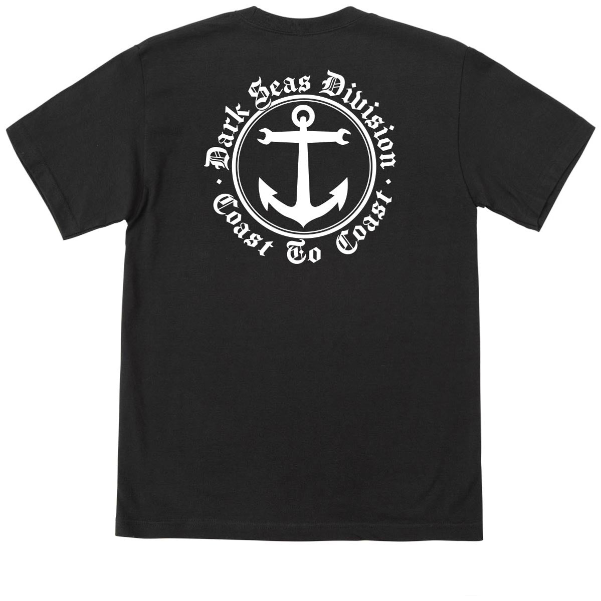 Dark Seas Traditional Pocket T-Shirt - Black image 2