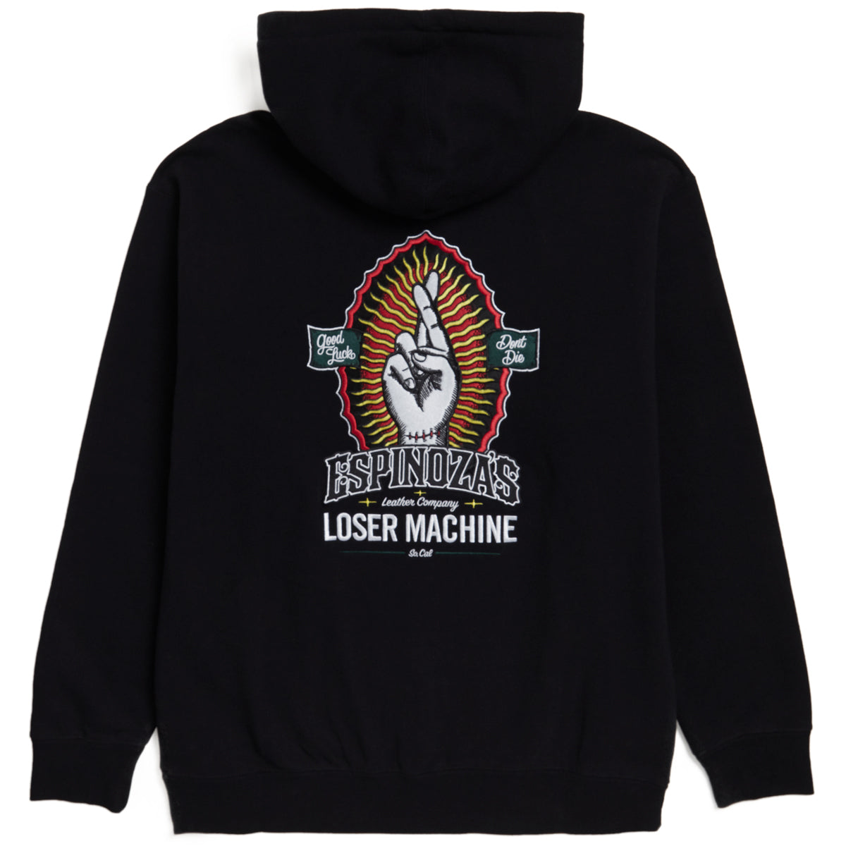 Loser Machine x Espinozas Fleece Hoodie - Black image 1