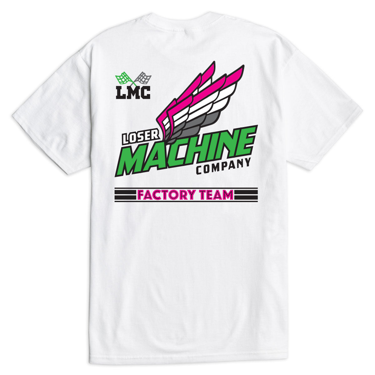 Loser Machine Four Stroke T-Shirt - White image 2