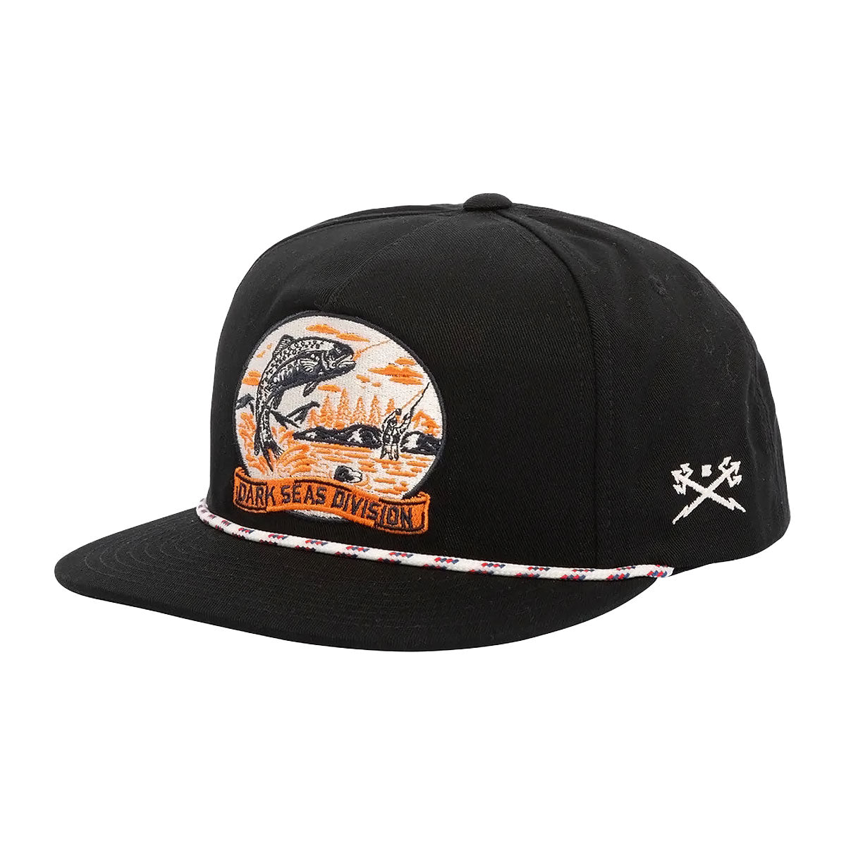 Dark Seas Whitley Hat - Black image 1