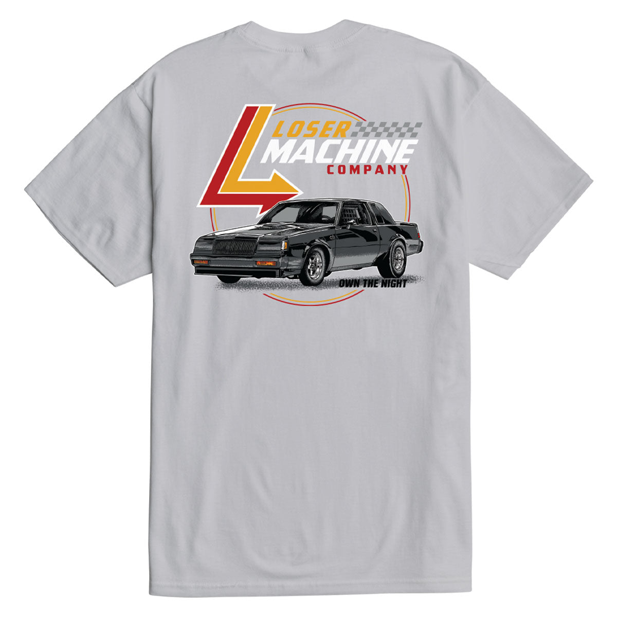 Loser Machine Grand Machine T-Shirt - Silver image 1