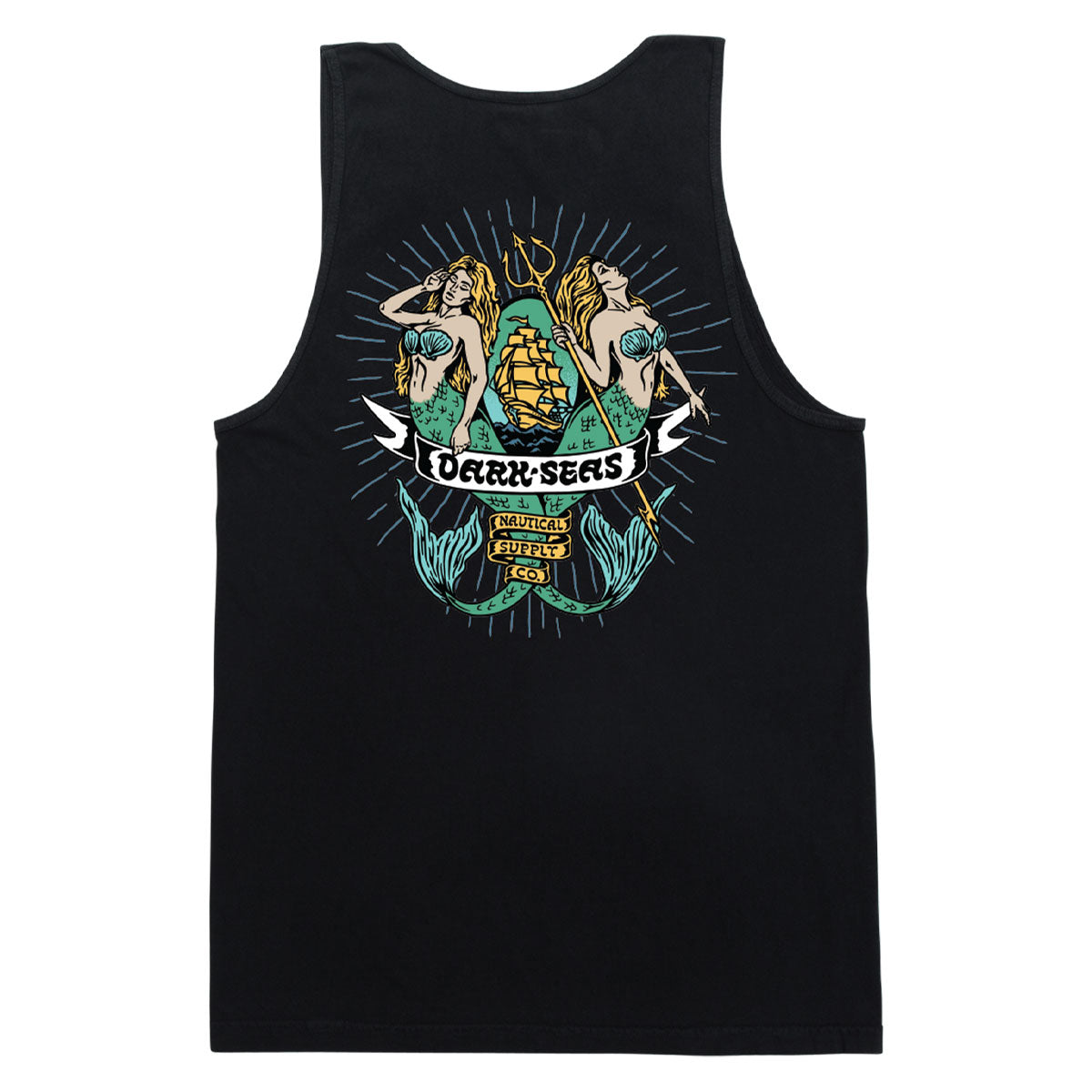 Dark Seas Sea Songs Tank Top - Black image 1