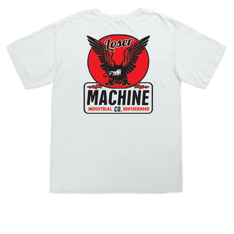 Loser Machine Powerband Pocket T-Shirt - White