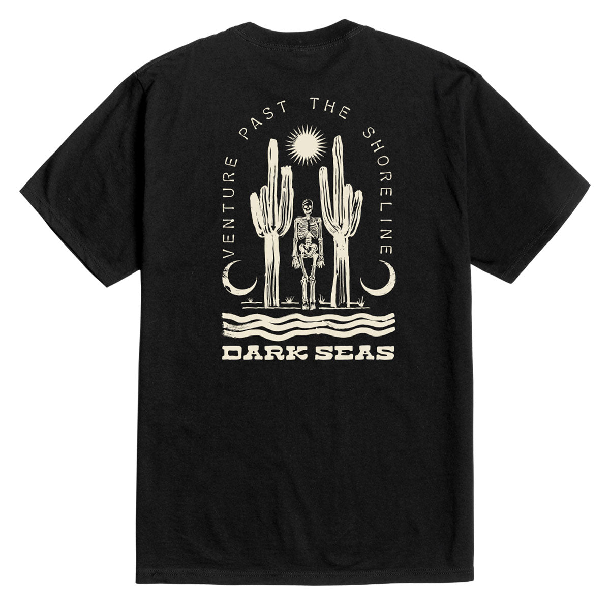 Dark Seas Marooned T-Shirt - Black image 1