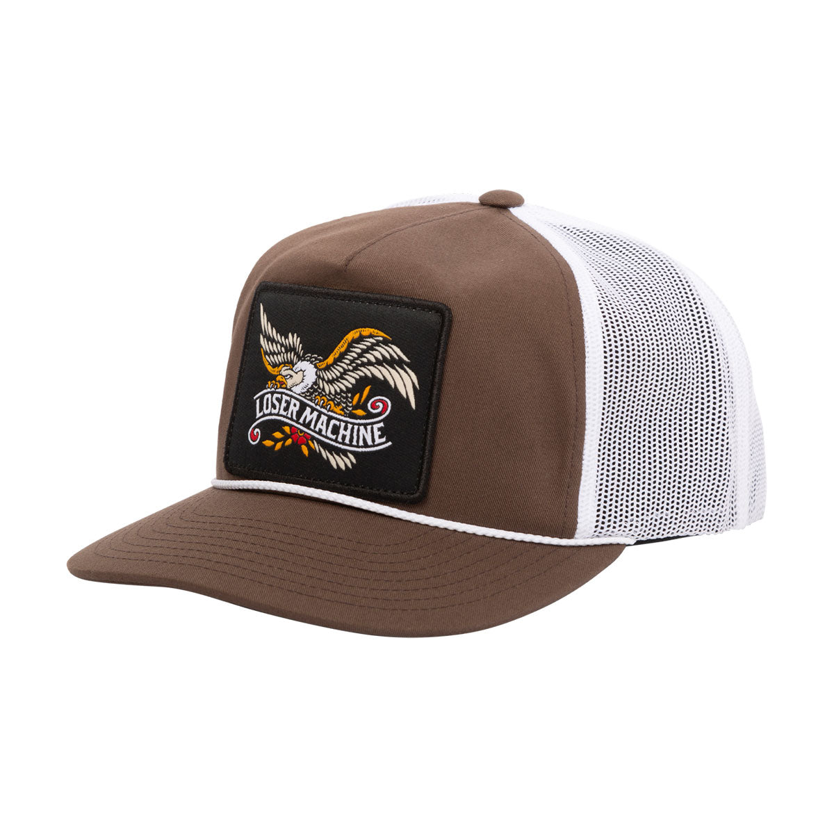Loser Machine Glory Patch Hat - Brown/White image 1