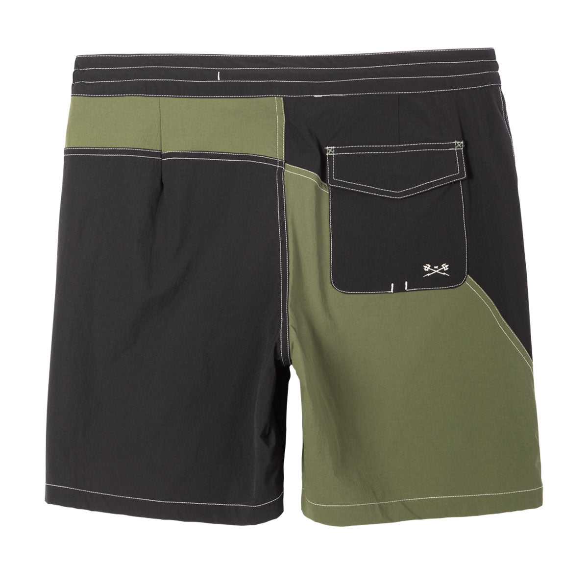 Dark Seas Aliso Boardshorts - Olive/Black image 2