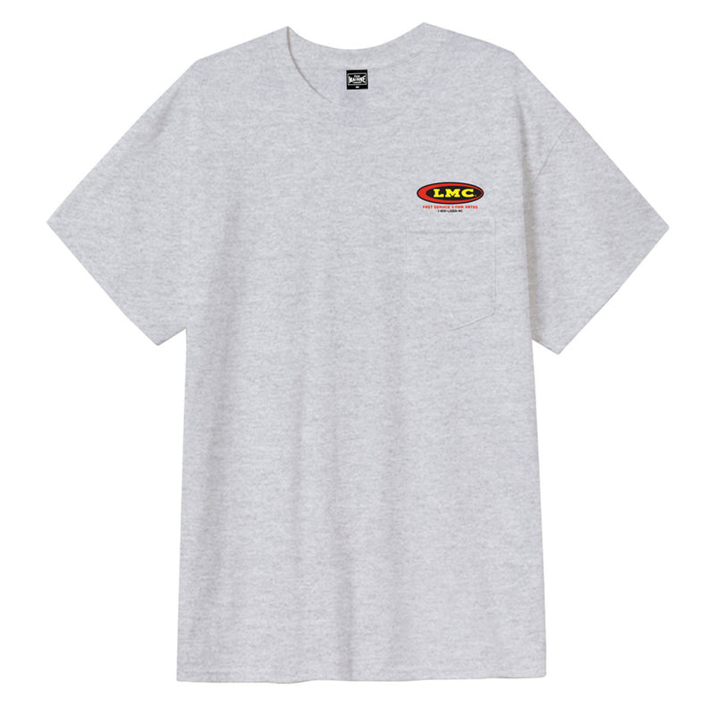 Loser Machine Auto Parts Pocket T-Shirt - Heather Grey