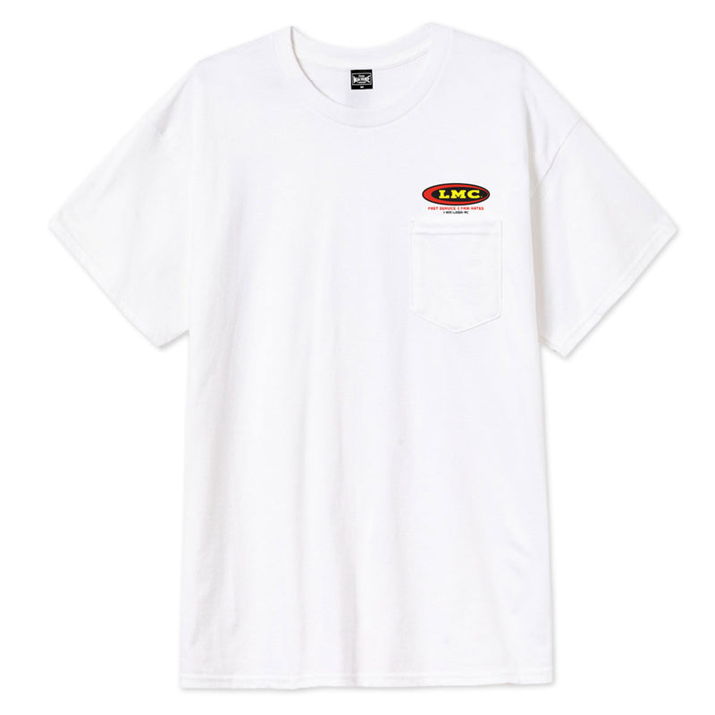 Loser Machine Auto Parts Pocket T-Shirt - White