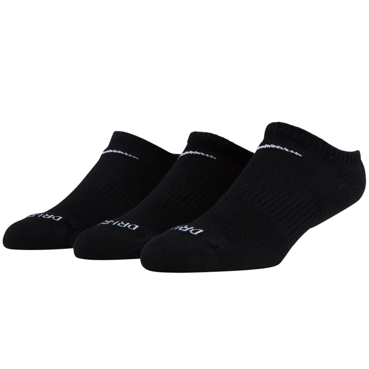 Nike Everyday Plus Cushioned 6 Pack Of Ankle Socks - Black/White image 1