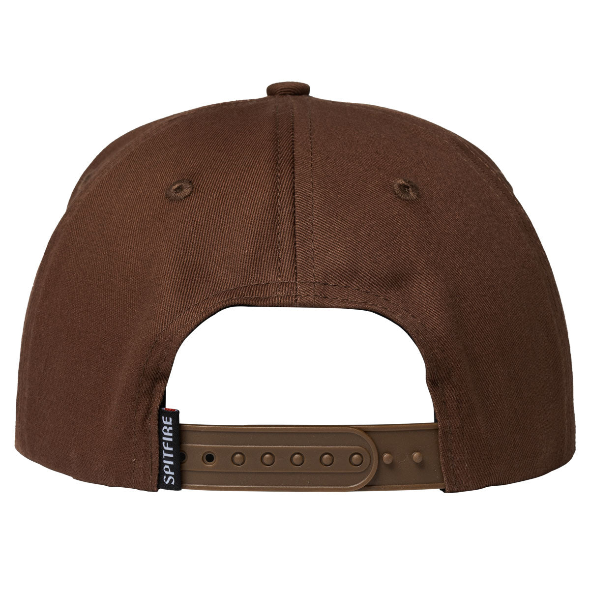 Spitfire Bighead Fill Snapback Hat - Brown/Red image 2